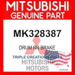 Genuine Mitsubishi MK328387 Drum Rr Brake Oem. Fixed Price $233.56.
