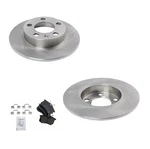 New Rear Brake Pad & Rotor Kit Ceramic Fits Audi Vw Jetta Golf Beetle. Fixed Price $82.48.