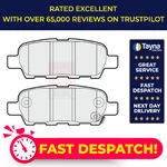 Brake Pads Set Fits Nissan X-trail T30, T31 2.5 Rear 02 To 13 QR25DE 044608H385. Fixed Price $31.43.