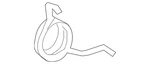 Genuine Volkswagen Spring 1K0-615-296. Fixed Price $16.84.