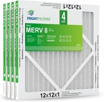 4PACK 12X12X1'' Merv 8 Pleated Dust Defense Air Filters Hvac Furnace. Fixed Price $21.99.