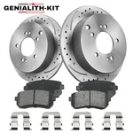 Rear Rotors + Pads For Hyundai Tucson 4WD Brakes And Kit. Fixed Price $65.44.