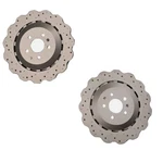 Pair Rear Brake Rotors 4G8615601E For Audi RS7 4.0L V8 2014-2016. Fixed Price $279.99.