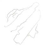 Omix-ada Full Steel Brake Line Set Non-abs For 97-06 Jeep Wrangler Tj. Fixed Price $161.94.