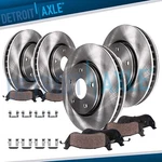 Front And Rear Disc Rotors Brake Pads For 2010 - 2017 Chevy Equinox Gmc Terrain. Fixed Price $189.74.