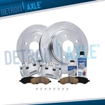 8PC Front Disc Rotors Brake Calipers Pads Kit For Dodge Ram 1500 Classic. Fixed Price $284.93.