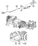 Genuine Mopar Parking Brake Cable Guide 55398321AE. Fixed Price $11.94.