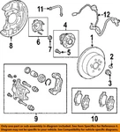 Toyota Oem 04-10 Sienna Rear Brake-backing Plate Splash Dust Shield 4650428030. Fixed Price $491.01.