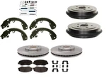 Scion Xa Xb 2004-2006 Brake Rotors & Ceramic Disc Pads Drums Shoes Front. Fixed Price $177.95.