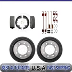 Raybestos Rear Brake Drums & Shoes Hardware For Dodge Ram 3500 Van 1999-2003. Fixed Price $570.47.