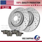 12.20'' Rear Disc Rotors Ceramic Pads For Audi A3 S3 2015 2016-2018 Arteon Atlas. Fixed Price $78.91.