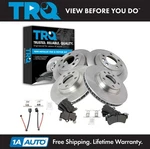 Trq Brake Pad & Rotor Front Rear Semi-metallic Kit For Audi Porsche Volkswagen. Fixed Price $339.95.