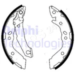 Delphi Brake Shoe Set For Hyundai Accent Saloon Pony / Excel 89-00 58305-22A01. Fixed Price $21.31.