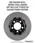 Ebc SG2F017 Racing Pieces Floating Brake Rotors - Front Set Hellcat. Fixed Price $1050.00.