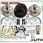 Body Disc Brake Conversion Kit 9" Booster Drilled Rotors For Gm A, F, X 1964-72. Fixed Price $528.00.