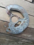 1969-75 Corvette Original Left Front Backing Plate Dust Shield Gm 3953423. Fixed Price $35.00.