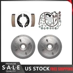 Rear Kit Brake Drums & Shoes Hardware For 1986-1987 Hyundai Excel. Fixed Price $194.76.