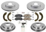 Disc Brake Rotors Pads Drums Shoes Fits Mitsubishi Outlander 03-04. Fixed Price $303.00.