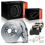 6X Front Drilled Brake Rotor & Ceramic Pad For Chevy Camaro Cadillac Cts. Fixed Price $187.99.