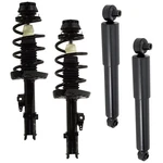 Set Of 4 Shock And Fully Loaded Strut Front & Rear Driver Passenger Side For Kia. Fixed Price $174.13.