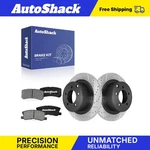 Rear Drilled Slotted Brake Rotors Pads For Jeep, Patriot 2007-2008, 2010-2017. Fixed Price $76.38.