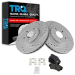 Front Brake Pad And Set Ceramic Coated Drilled Slotted Chrysler Pt. Fixed Price $179.99.