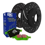 Disc Brake KIT-S3 Kits Greenstuff 6000 And Gd Rotors Truck/suv Ebc New. Fixed Price $463.69.