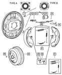 Genuine Mopar Drum Shoe And Lining Kit 5191790AC. Fixed Price $287.94.