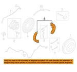 Ford Oem 12-18 Focus Rear Suspension Components-brake Shoes BV6Z2200A. Fixed Price $45.00.
