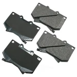 Disc Brake Set-proact Ultra Premium Ceramic Akebono ACT812. Fixed Price $55.95.