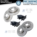 Front & Rear Ceramic Disc Brake Pads Rotor Kit For Mazda 3 New. Fixed Price $168.22.