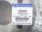 Genuine Oem Mopar Dodge Jeep 68256680AC Rear Brake Rotor. Fixed Price $106.81.
