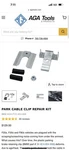 Bmw Park Cable Clip. Fixed Price $90.00.