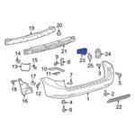 For Toyota Sienna 2015-2017 8934148010C6 Rear Parking Aid Sensor. Fixed Price $277.58.