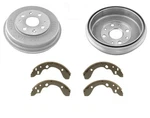Mazda 323 Protege Tracer Escort MX3 (2) Rear Brake Drums & Shoes. Fixed Price $104.00.
