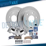 Front Disc Rotors Brake Calipers Pads For Chevy K1500 K2500 Tahoe Yukon. Fixed Price $222.58.