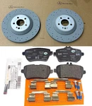 Gen Rear Disc Rotors W/brake Pad&sensor For 2014-2017 Mercedes S550/550E. Fixed Price $274.40.