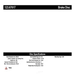 Brake Drum-c-tek Standard Centric 123.67017. Fixed Price $94.54.