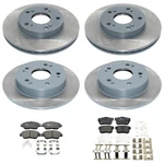 Durago Front Rear Disc Brake Rotors Trw Ceramic Pad Kit For Civic 1.3L Fwd Sedan. Fixed Price $134.95.