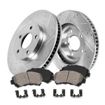 CDS04419 Front 279.7MM Drilled/slotted 3 Lug Rotors + Ceramic. Fixed Price $138.59.