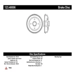 Centric Parts 123.40006 C-tek Standard Brake Drum For 80-83 Honda Civic. Fixed Price $58.99.