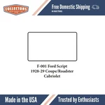 Trunk Rubber Floor Mat Cover 1928-1929 Ford Cabriolet. Fixed Price $375.81.