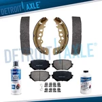 Front Ceramic Brake Pads + Rear Shoes For 1999 2000 - 2005 Suzuki Grand Vitara. Fixed Price $53.73.
