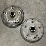 Porsche Front Brake Pair Drums Fuchs. Fixed Price $395.00.