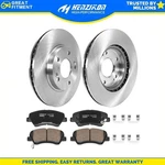 280MM Front Disc Rotors And Ceramic Brake Pad Fits Hyundai Elantra Kia Forte. Fixed Price $61.70.