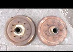 1953 1954 1955 Ford Truck F250 F350 Front Brake Drums Hubs Original Pair 8 Lug. Fixed Price $380.00.