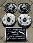 Porsche 356B Brake Drums Back Plates Nice Front Set T5 T6 Fuchs Oem. Fixed Price $1499.99.