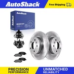 Rear Brake Rotors Ceramic Pads Hubs For Buick, Lucerne 2006-2011. Fixed Price $165.00.