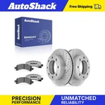 Rear Drilled Slotted Brake Rotors Ceramic Pads For 2003-2017 Gmc Savana 3500. Fixed Price $119.05.