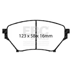 Ebc Brakes DP41452R Disc Pad Set Front Yellowstuff Our Flagship Range Fmsi. Fixed Price $170.42.